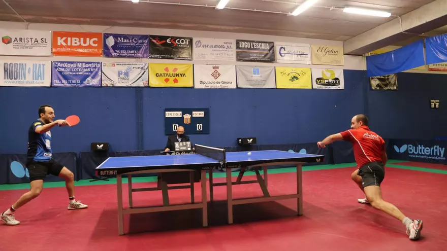 La Superdivisió de tennis taula tornarà a fer parada a l’Escala