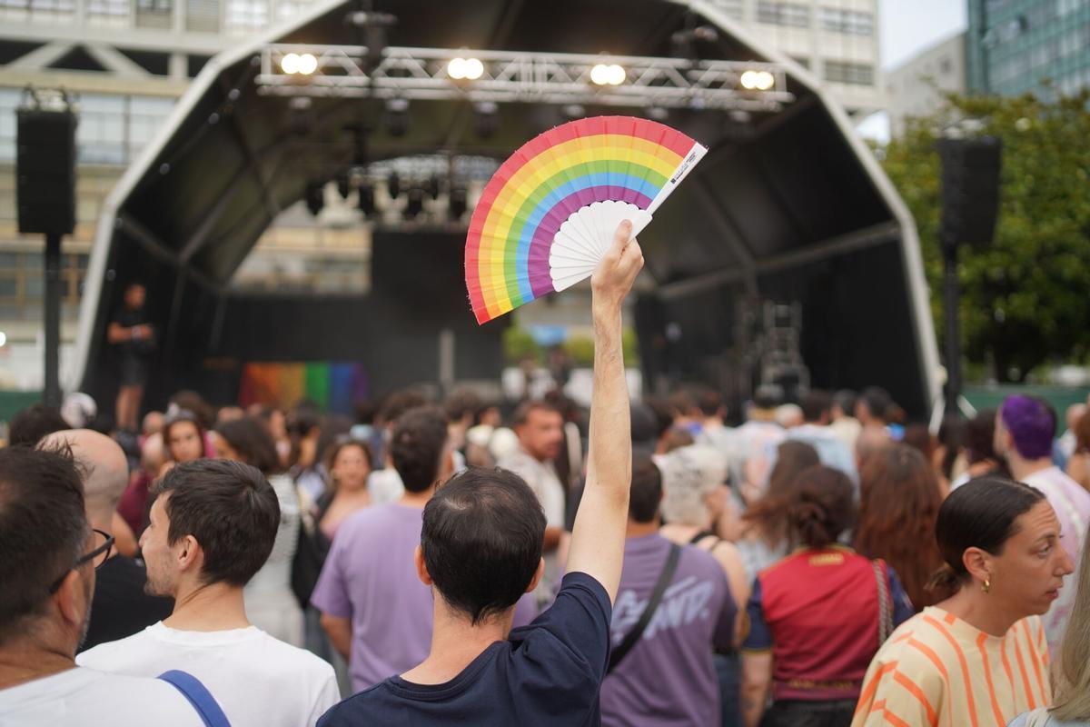 Segunda jornada del Atlantic Pride en la plaza de Pontevedra Segunda jornada del Atlantic Pride en la plaza de Pontevedra