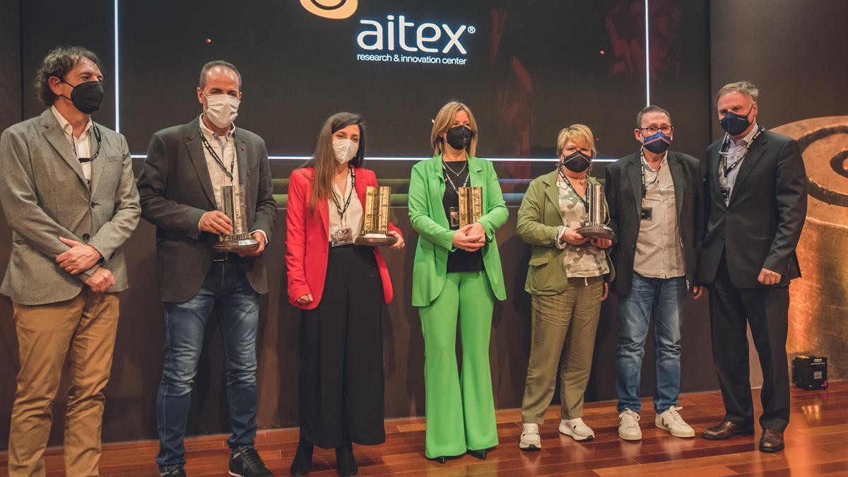 Ganadores de los Premios Empresariales AITEX 2021.