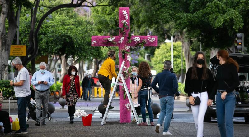 Previa de festividad de la Cruz en Santa Cruz de Tenerife