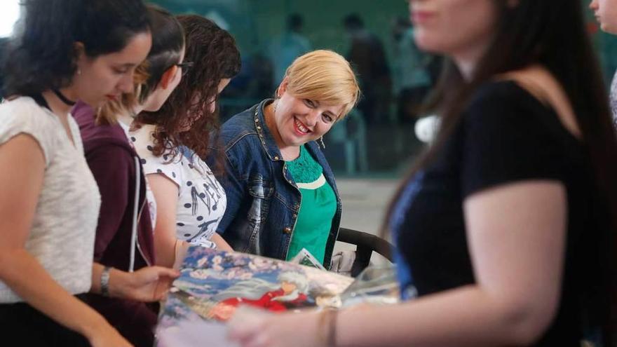 Asistentes al Salón del Manga, ayer, por la tarde.