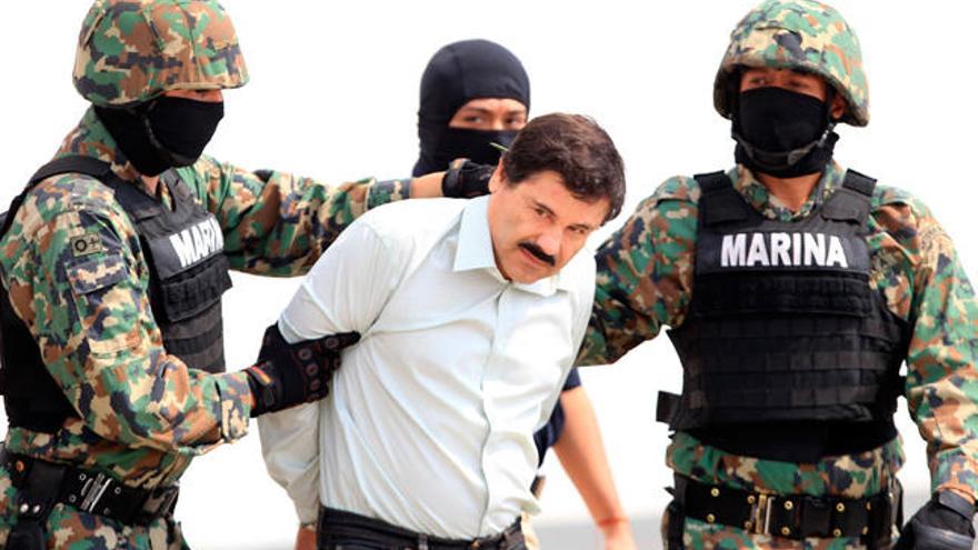 Joaquín &quot;El Chapo&quot; Guzmán el día de su detención // Mario Guzmán