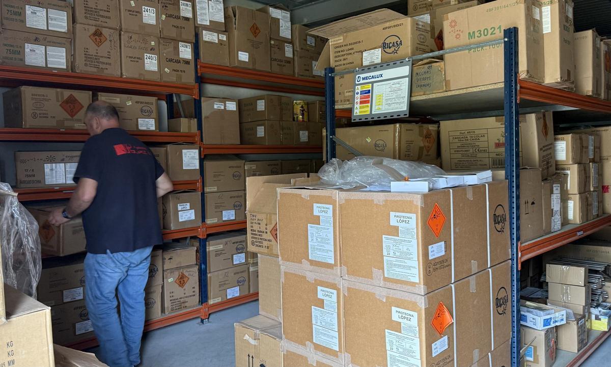 Almacén donde se guarda el material listo para su venta