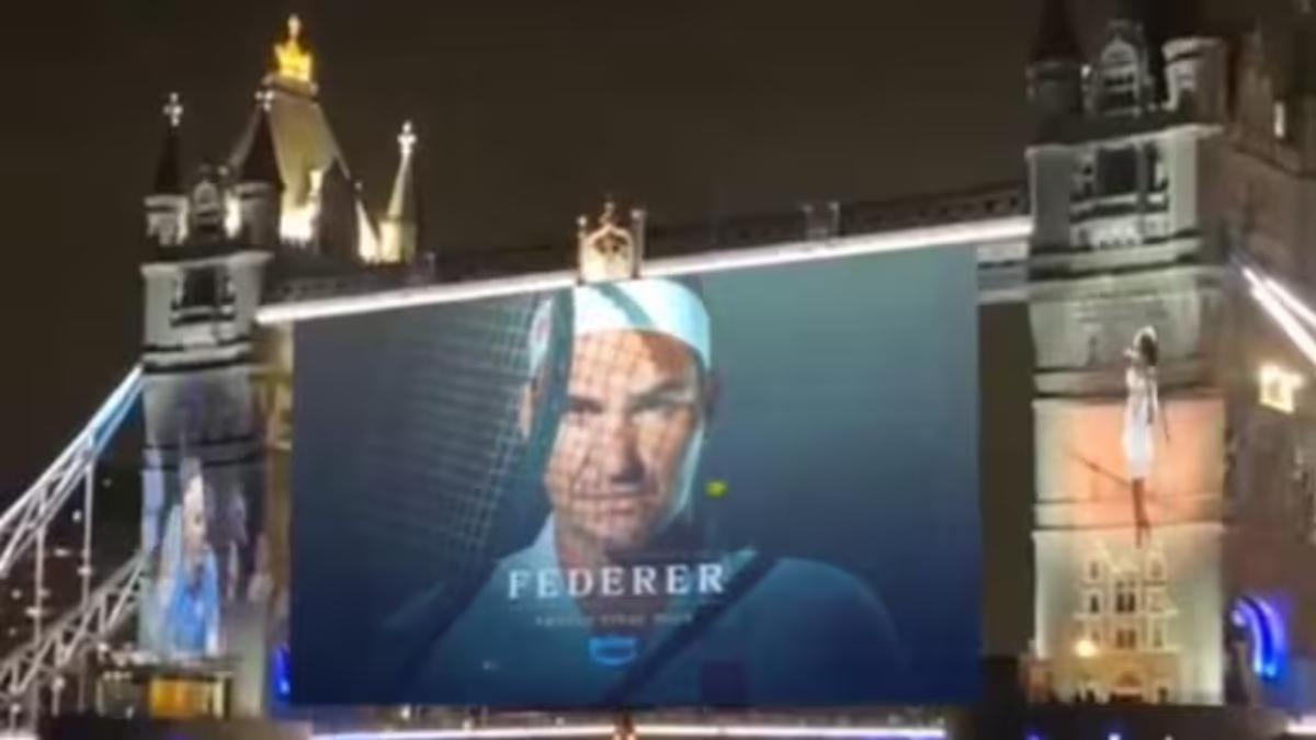 Promoción de Federer en Londres