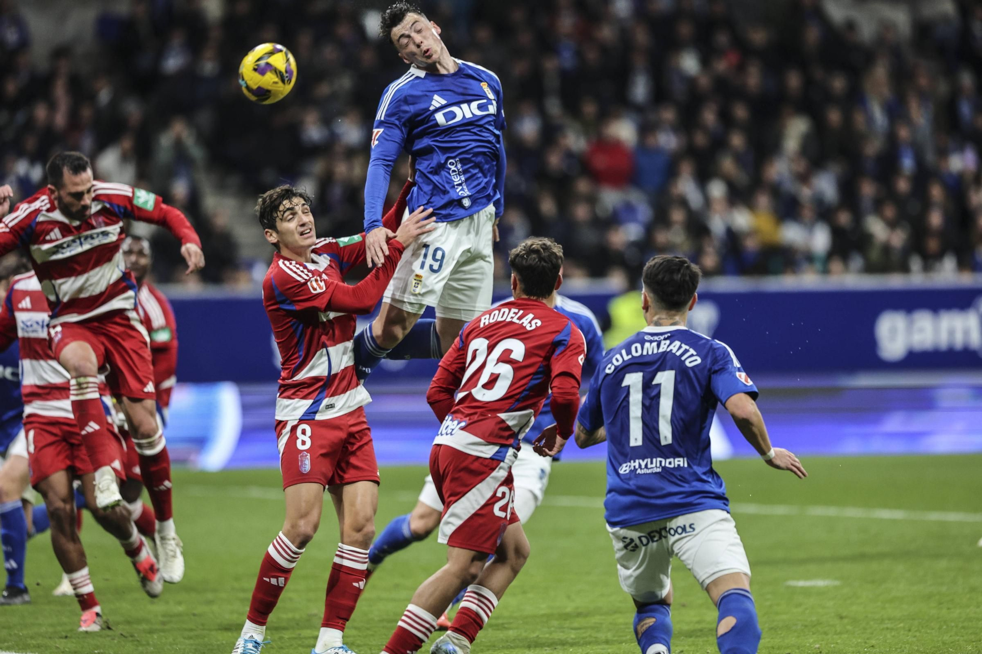 Así fue el partido (en imágenes) entre el Real Oviedo y el Granada