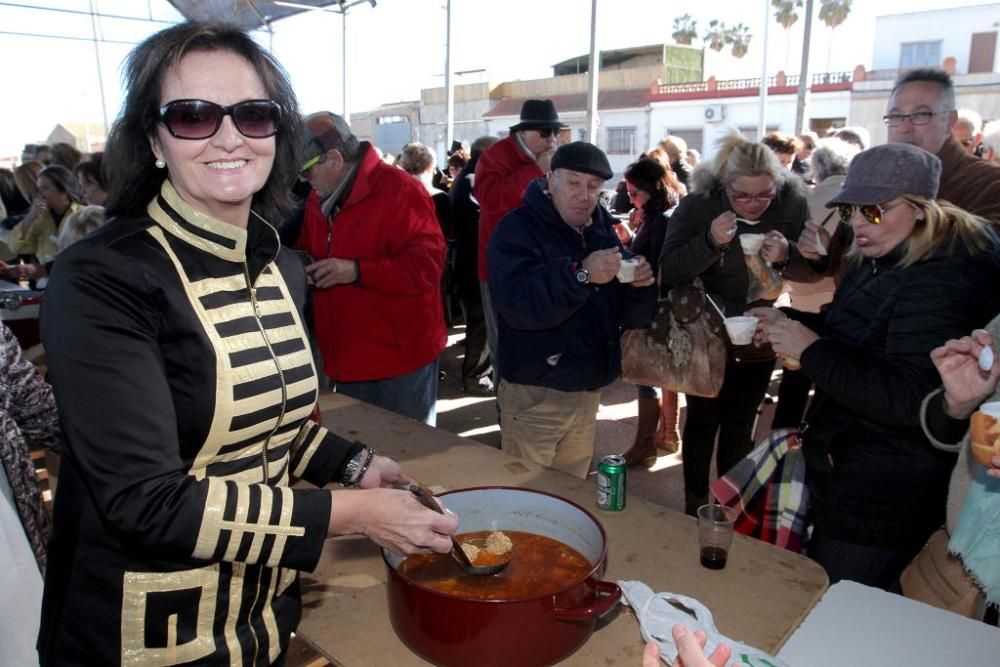 Degustación de pelotas por el Día de San Fulgencio en Pozo Estrecho