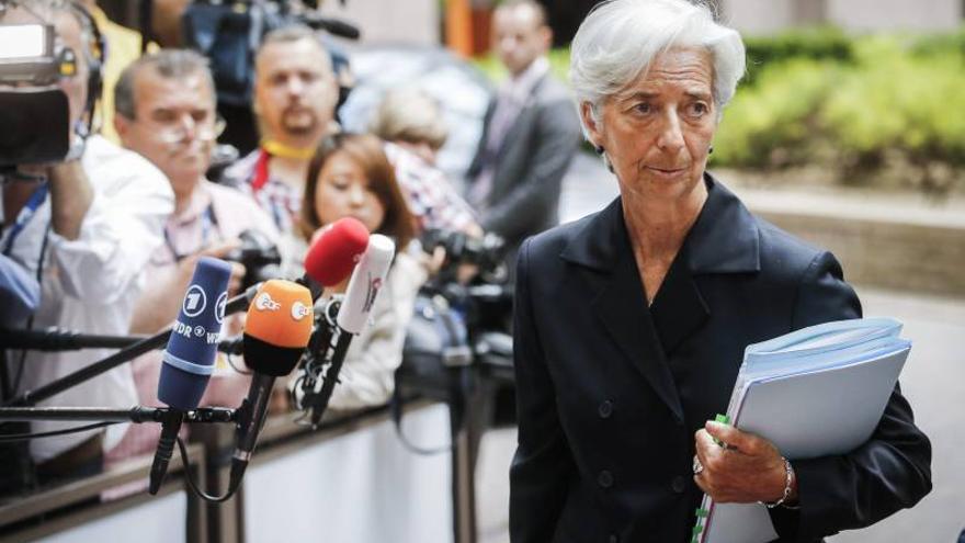 Lagarde expresa su &quot;decepción&quot; por la falta de acuerdo con Grecia