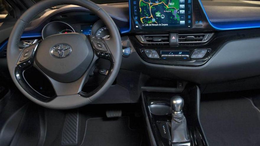 Interior del nuevo Toyota.