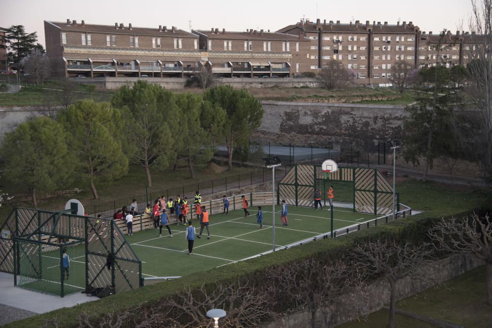 Inauguració  d'espais per a infants i famílies vu