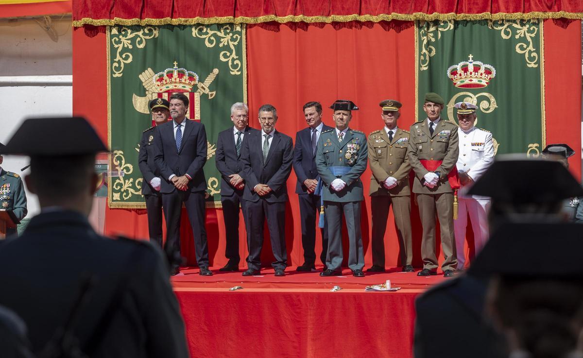 La Guardia Civil celebra en Alicante el 182 aniversario de su fundación