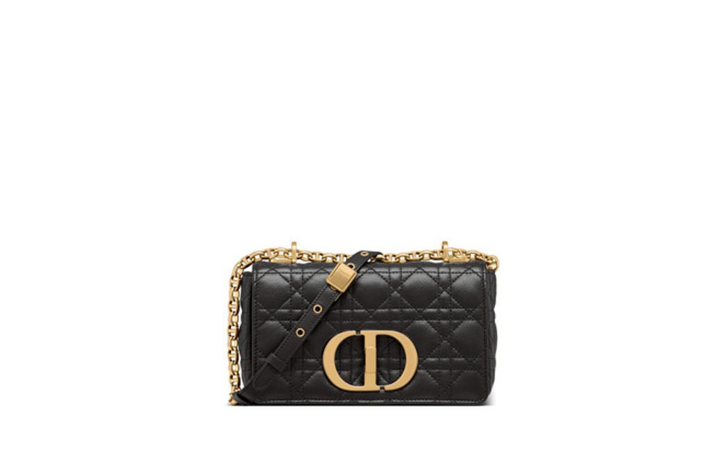 Bolso pequeño Dior Caro negro