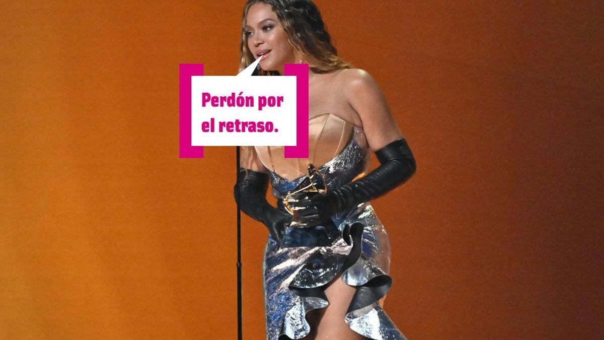 Beyoncé se ha perdido su propio discurso en los Grammy por culpa de... Un atasco 