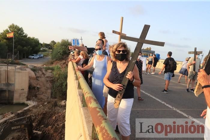 Protesta contra el estado del Mar Menor