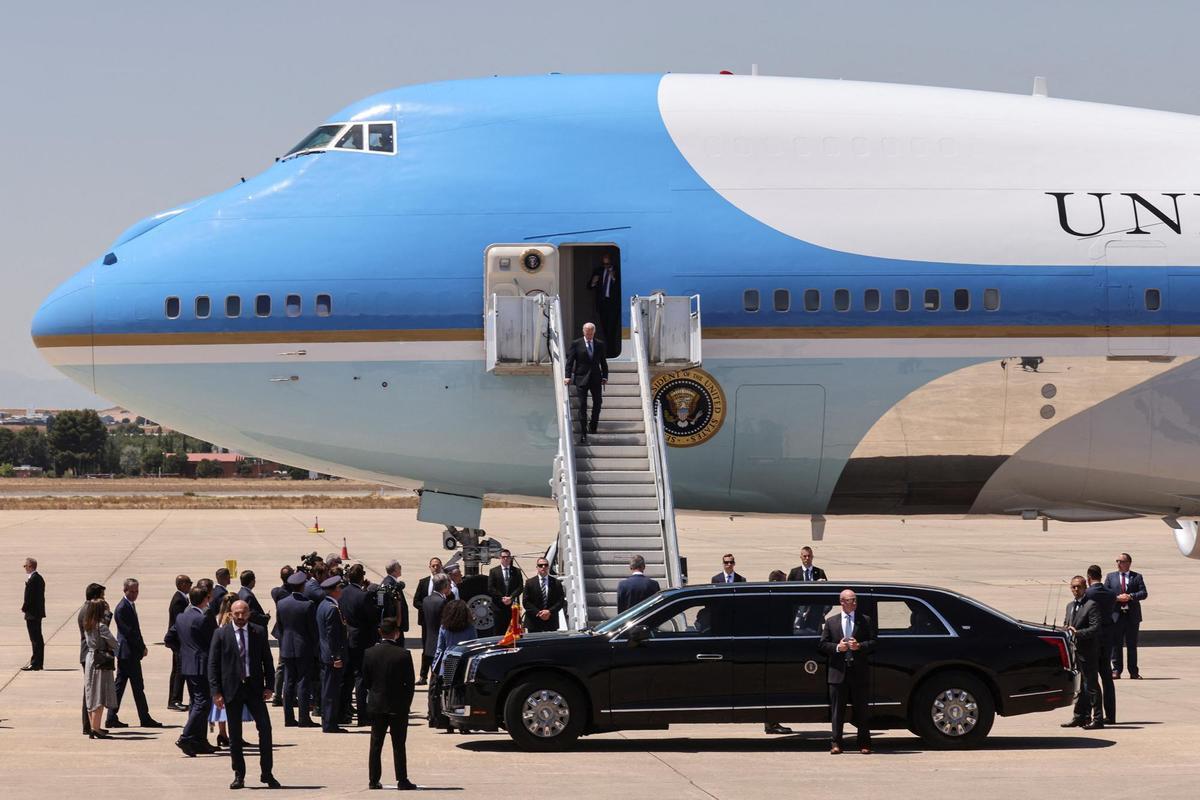 U.S. President Joe Biden arrives for NATO summit