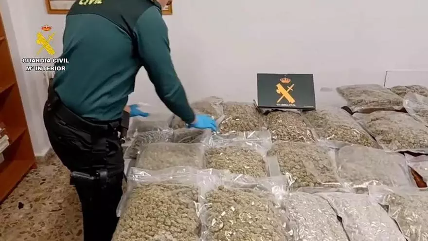 Detenido un vecino de Alicante con 24 kilos de droga tras una fuga temeraria en Navarra