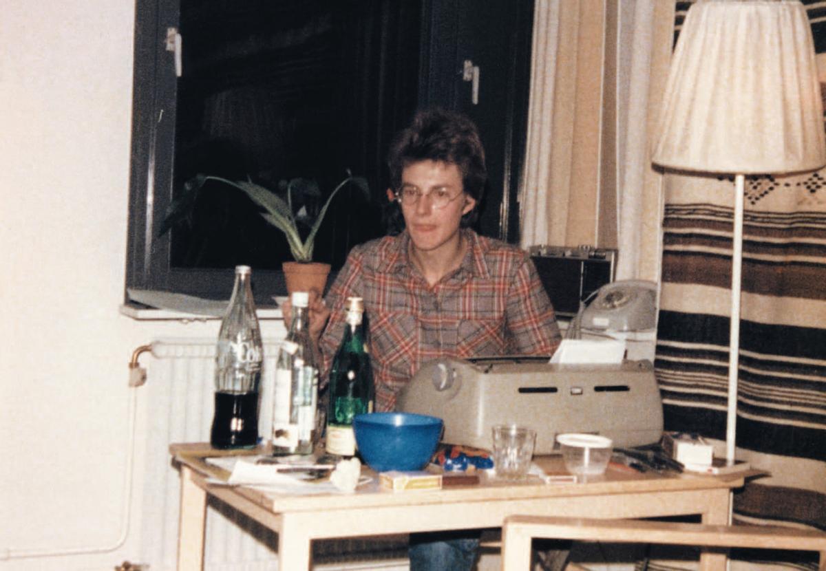 Stieg Larsson, en una imagen de juventud.