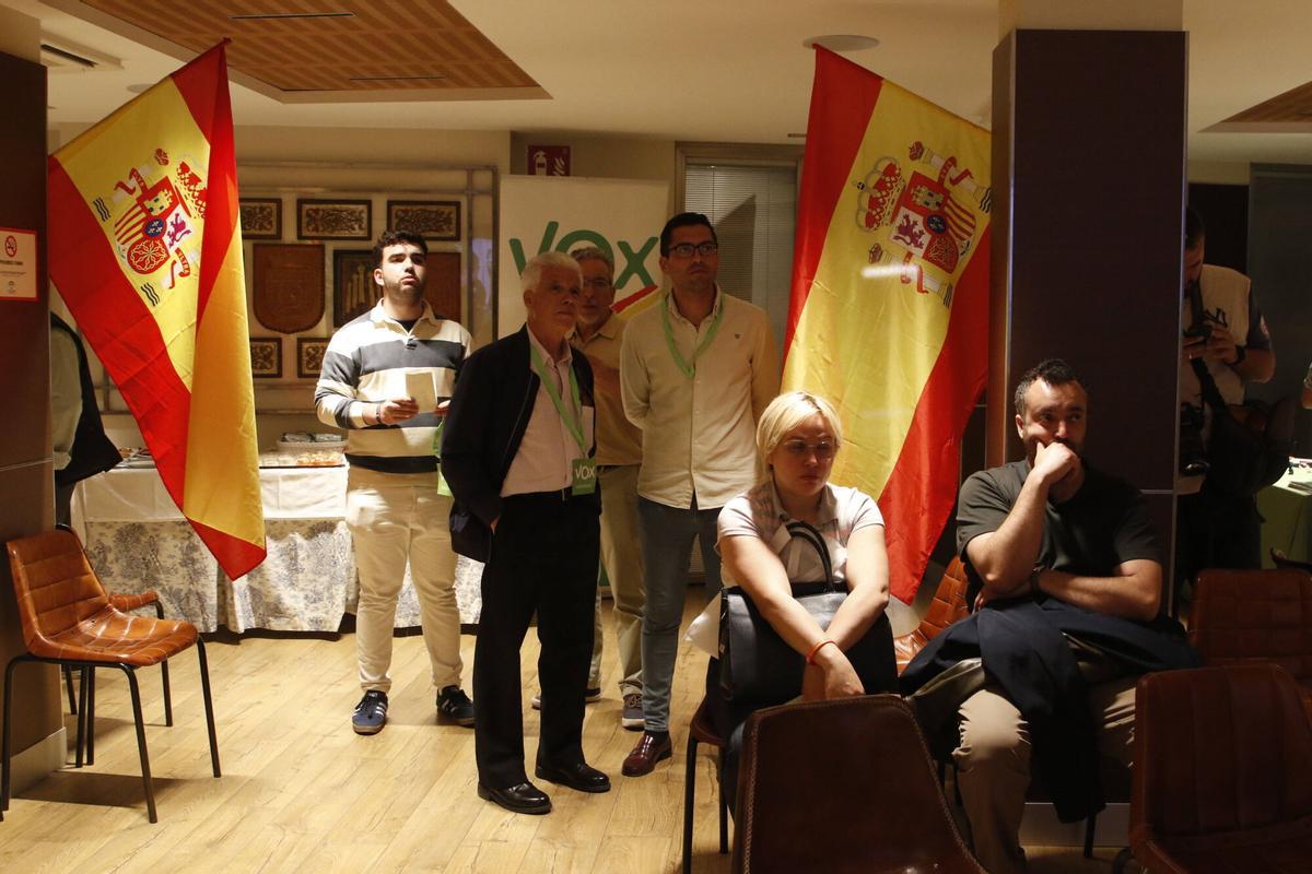 La formación de Abascal esperaba poder alcanzar el segundo diputado en la provincia