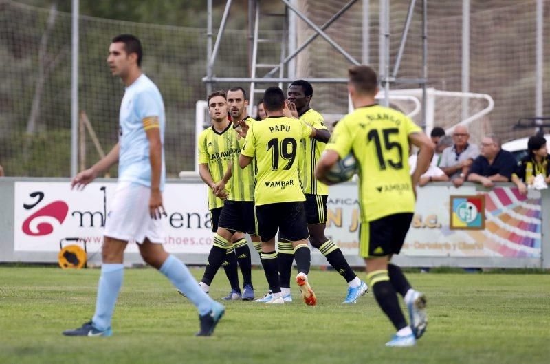 Partido amistoso entre el Real Zaragoza y el C.D. Brea