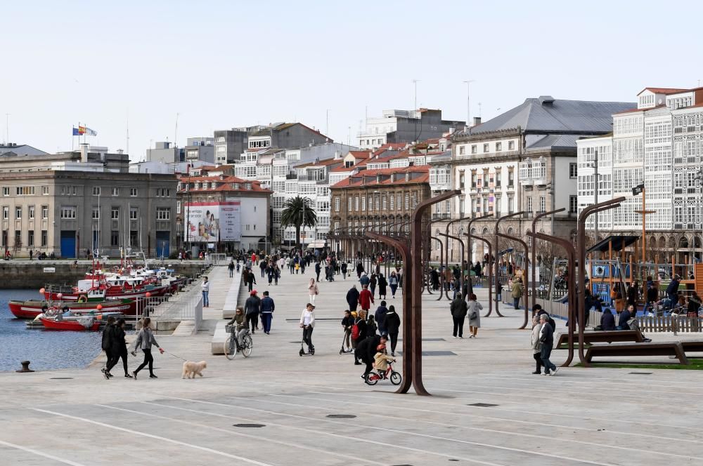 A Coruña disfruta una ''primavera'' adelantada