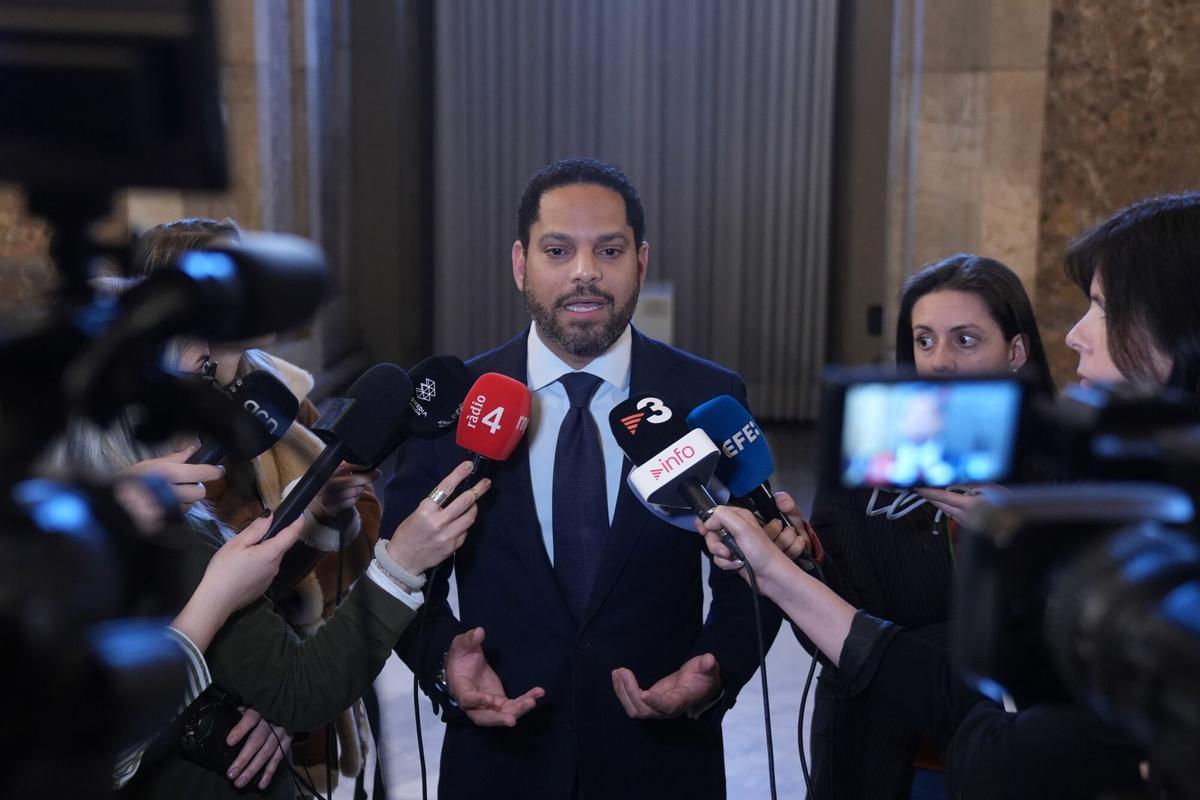 El diputado de Vox, Ignacio Garriga.