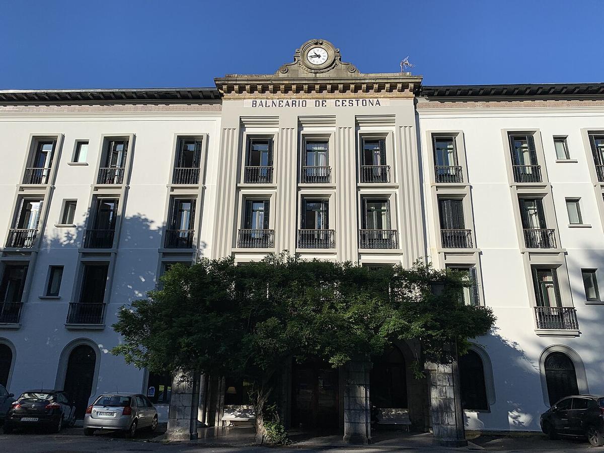El Gran Hotel del Balneario de Cestona en Guipúzcoa
