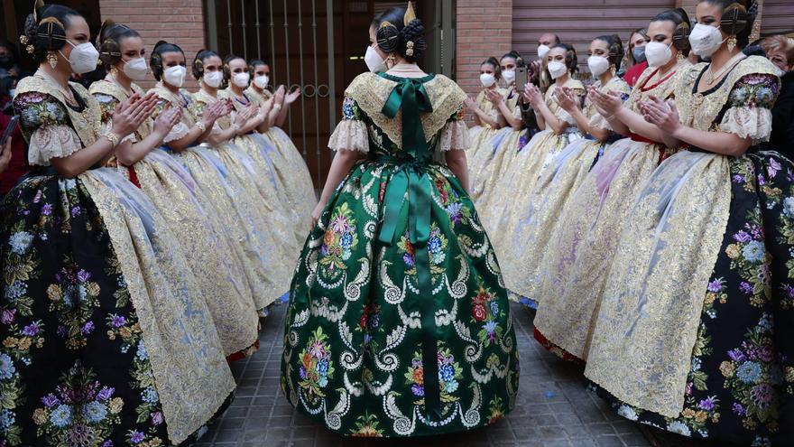 Carmen Martín escoge el color verde primavera