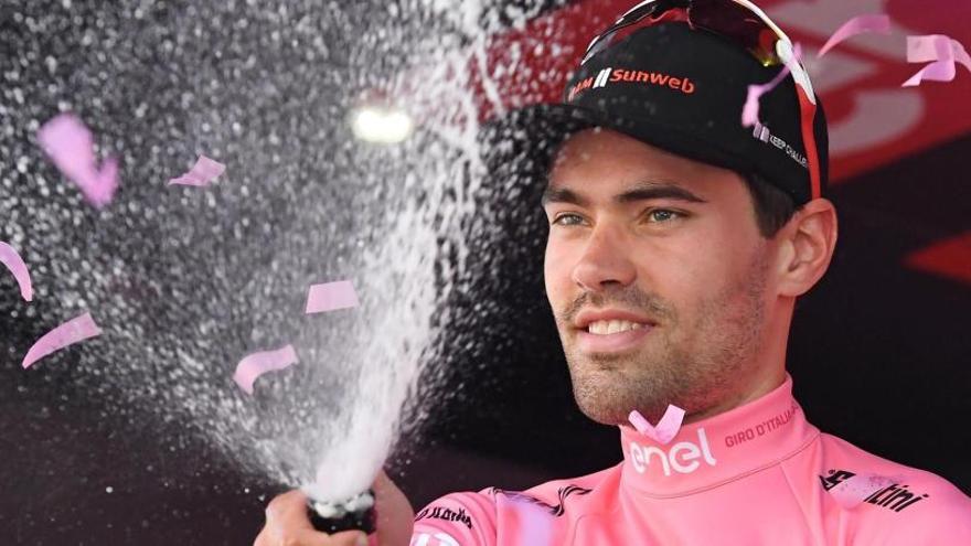 Tom Dumoulin en el Giro de Italia.