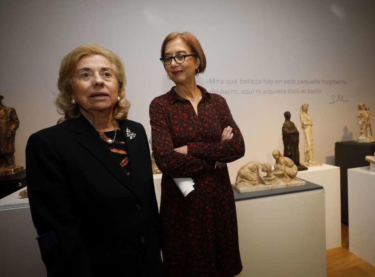 Virginia Rebollar: "Espero que esta obra de Sebastián Miranda se quede en Gijón"