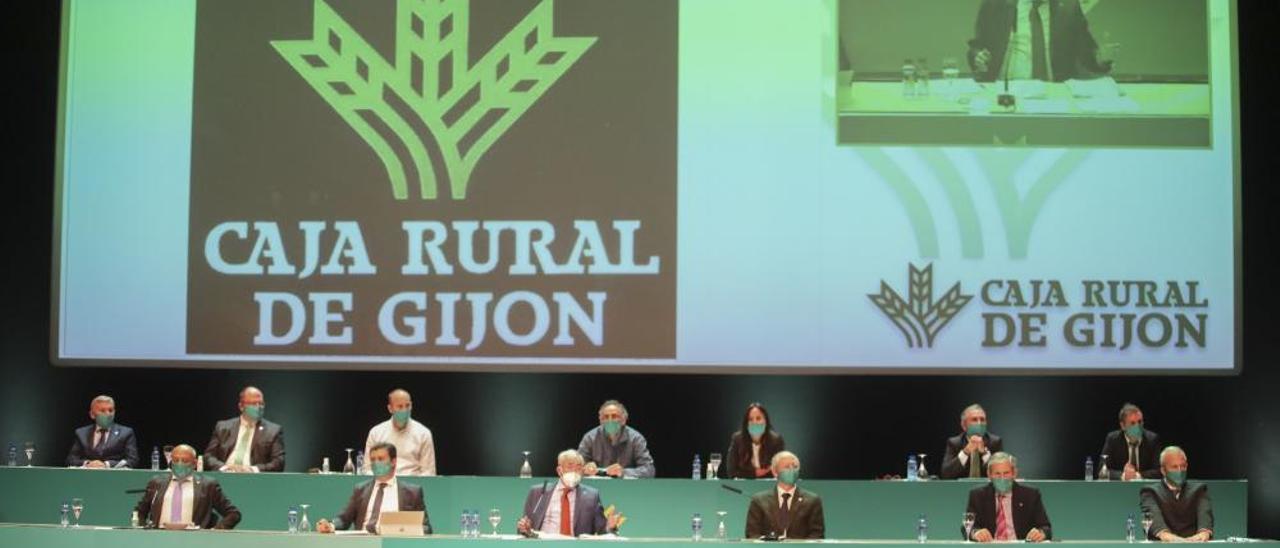 Asamblea Caja Rural de Gijón el año pasado.