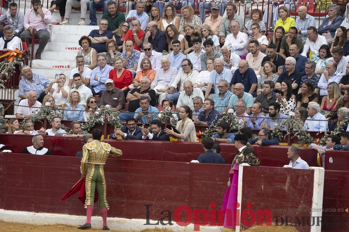Cuarta corrida en la Feria Taurina de Murcia (Castella, Manzanares y Ureña)