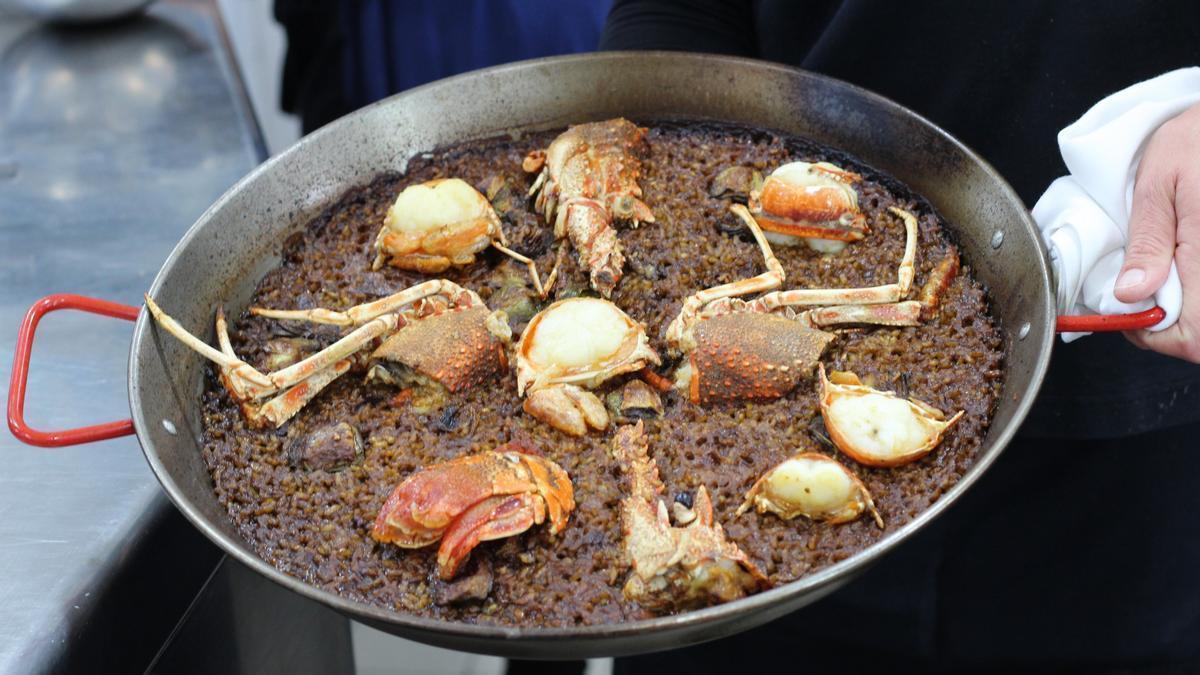 La langosta y el arroz son protagonistas en Els Pescadors de Llançà