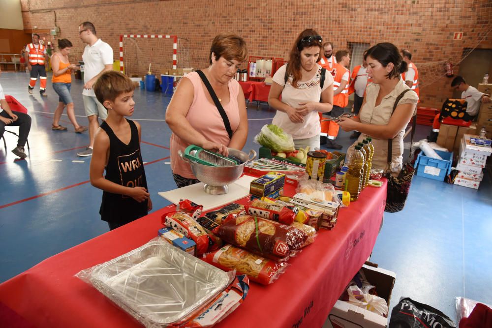 Evacuats de Sant Joan d' Oló.