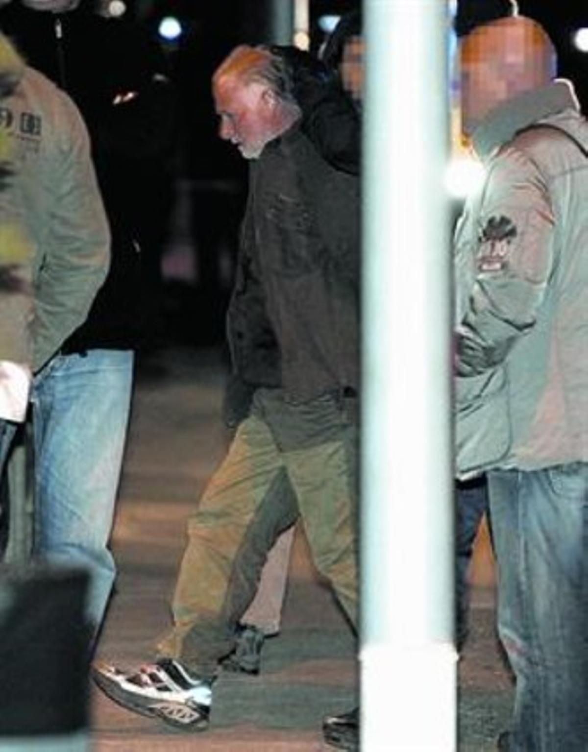 L’homicida 8 Pere Puig Puntí, durant la reconstrucció del crim. L’homicida 8 Pere Puig Puntí, durant la reconstrucció del crim.