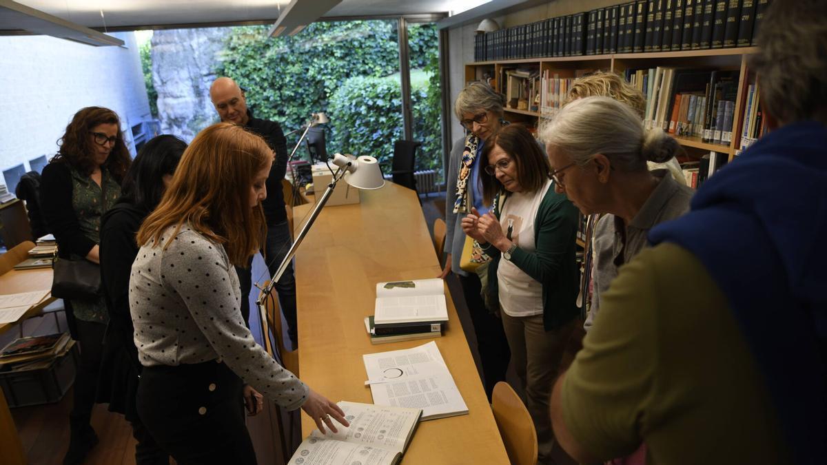 Una visita anterior a la biblioteca del Museo de Zamora