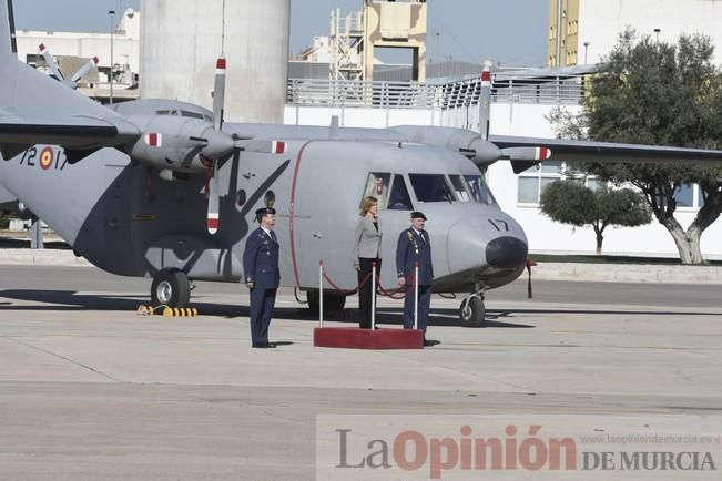 Homenaje al primer salto paracaidista militar en la Base Aérea de Alcantarilla