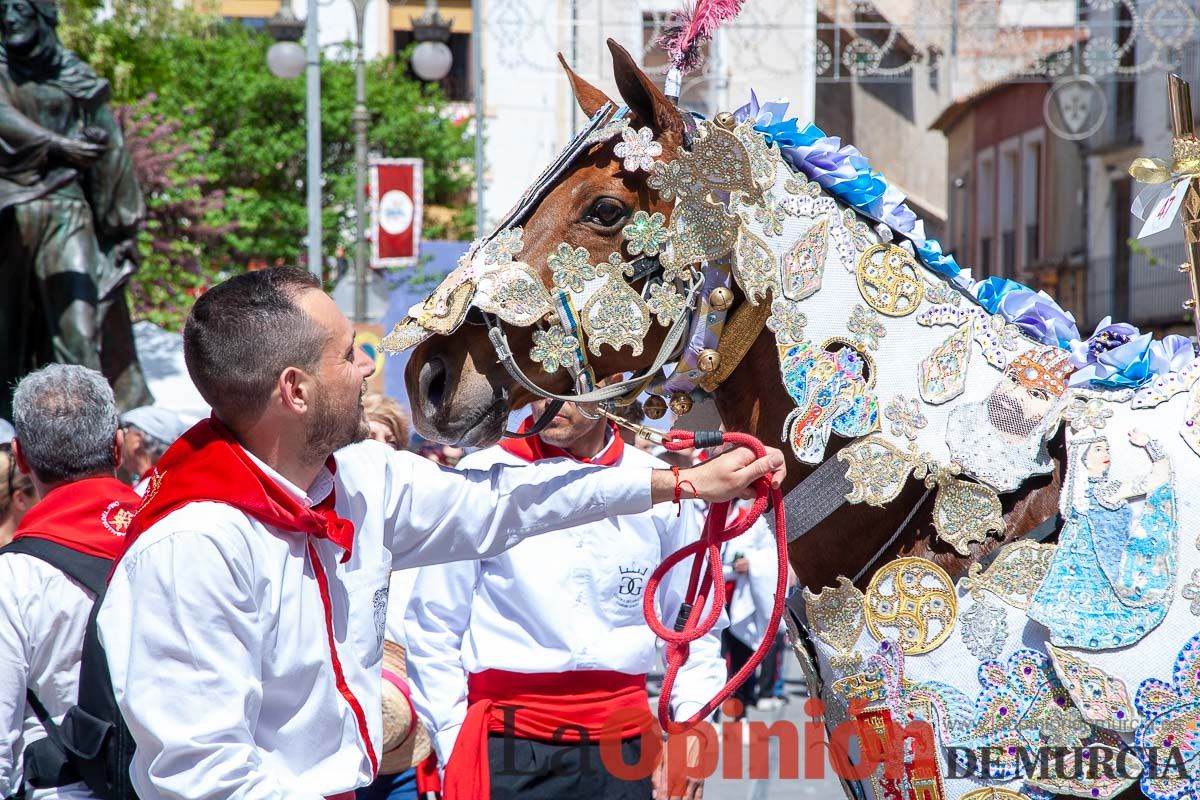 Recorrido Caballos del Vino día dos de mayo en Caravaca