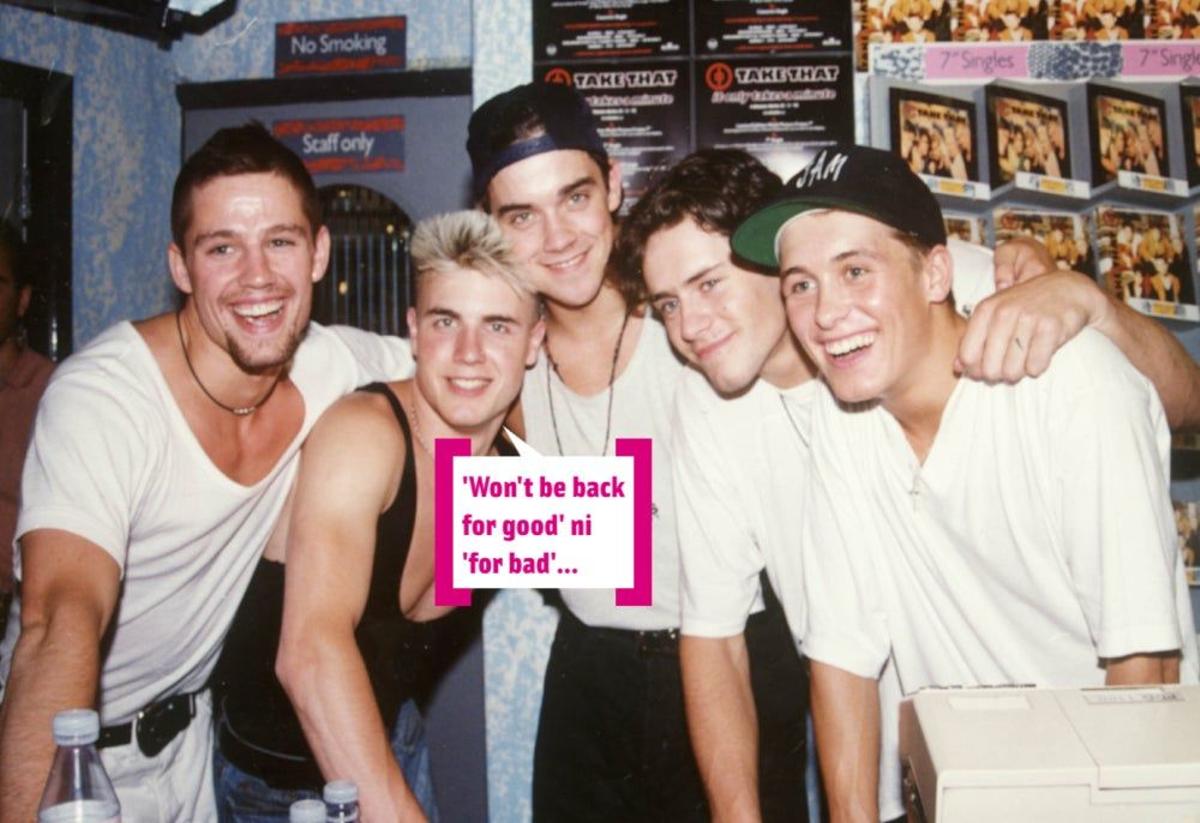 Take That en sus años mozos