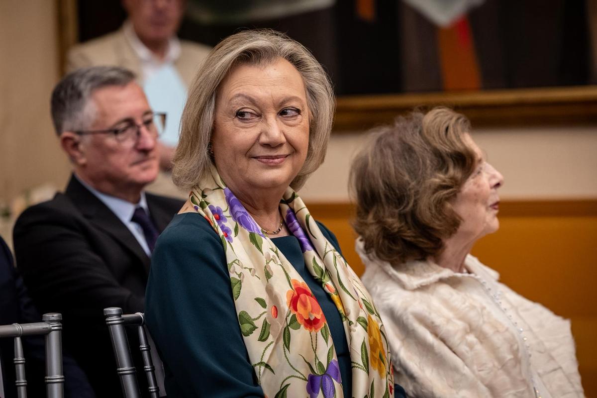 El Gobierno de Aragón presenta el retrato de la expresidenta Luisa Fernanda Rudi.