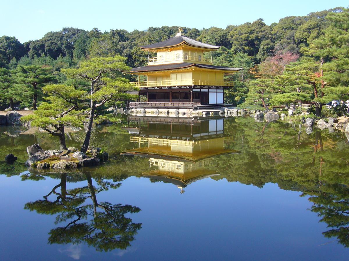 Pabellón Dorado del templo Kinkaku-ji.