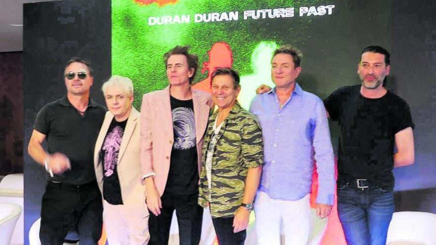 John Taylor, bajista, y Nick Rodhes, teclista, de Duran Duran, durante su estancia en Ibiza.