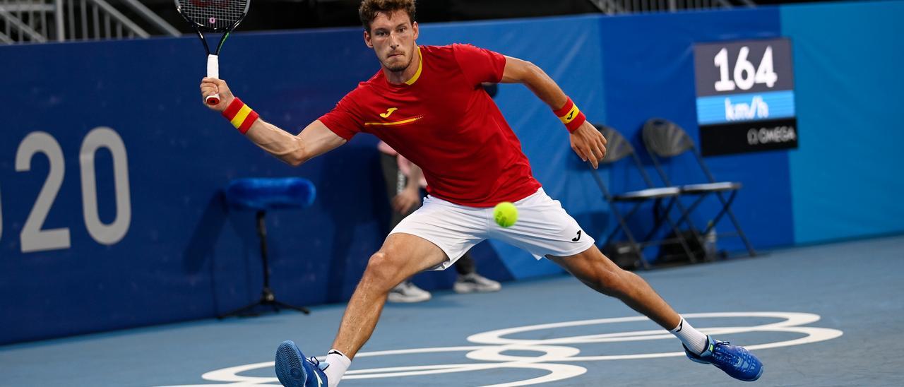 Pablo Carreño durante el partido