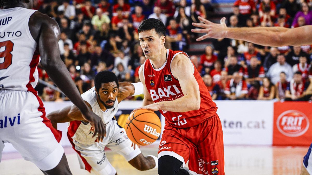 Dani Pérez, durant un partit de la temporada passada