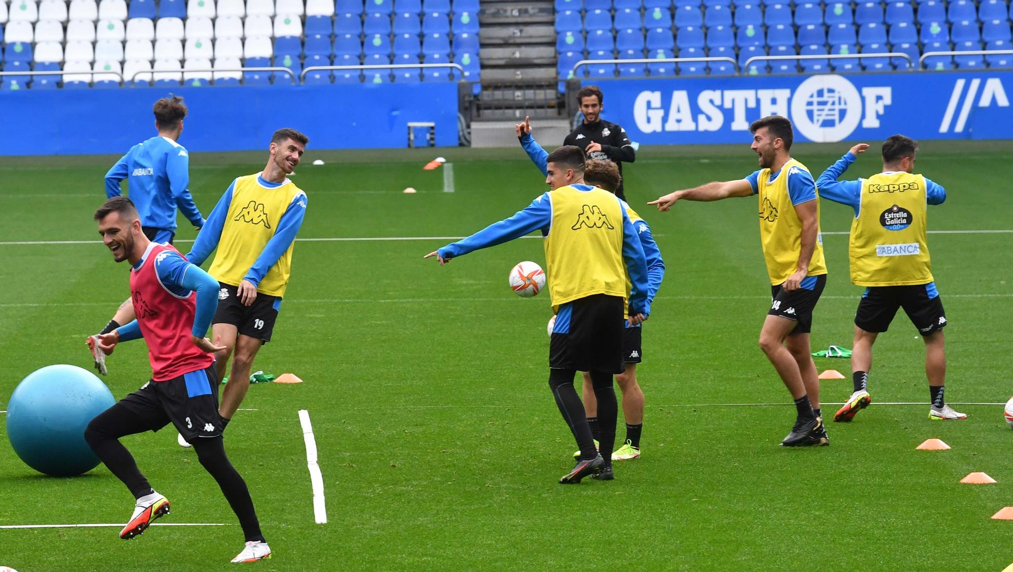 El Dépor prepara en Riazor el partido contra el Zamora