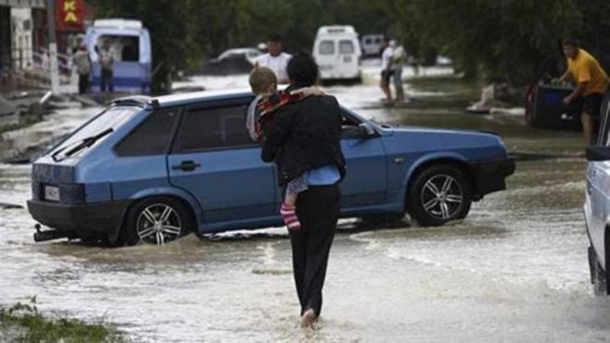 Trágicas lluvias en Rusia