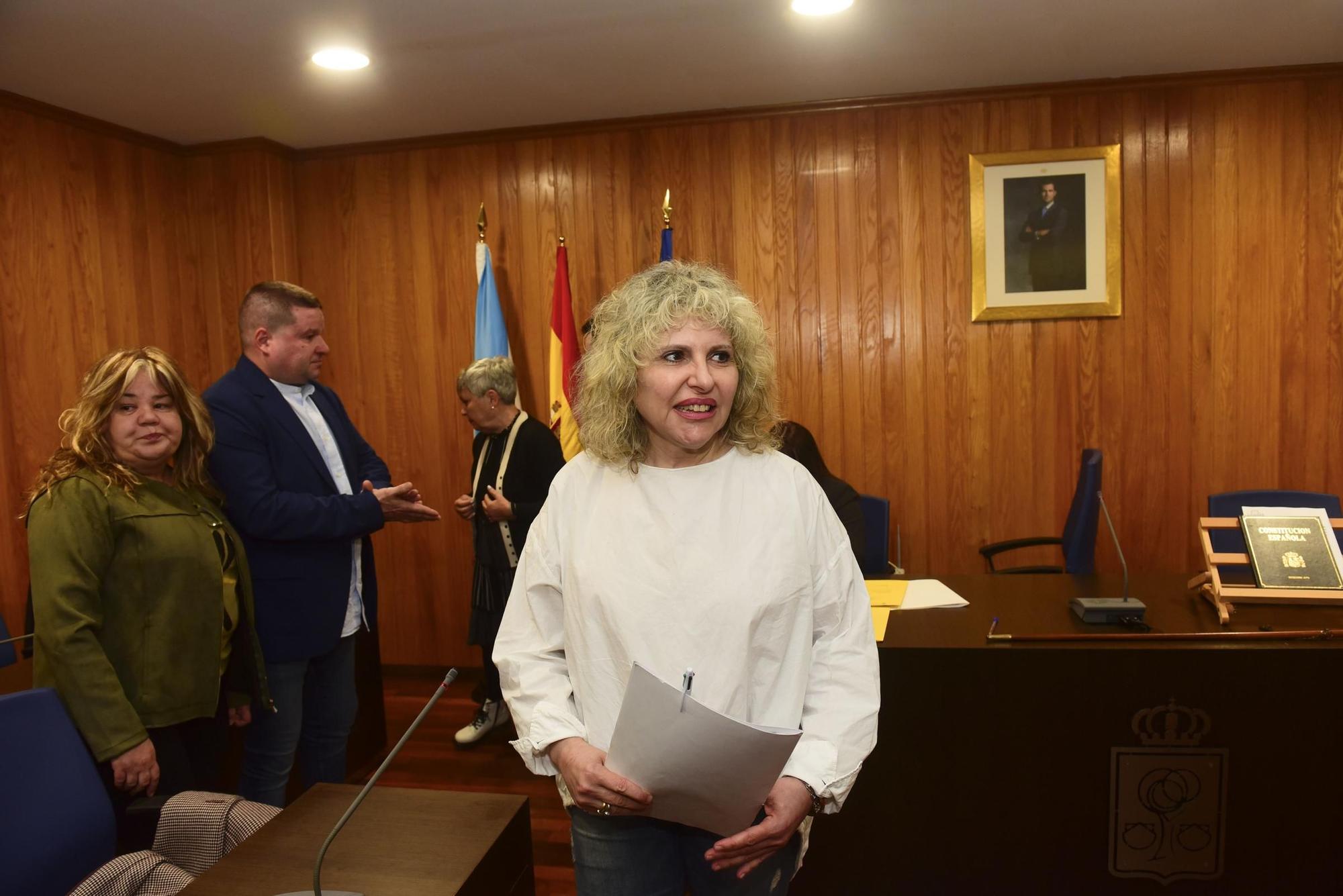 Pleno de elección de Diana Piñeiro como nueva alcaldesa de Cambre