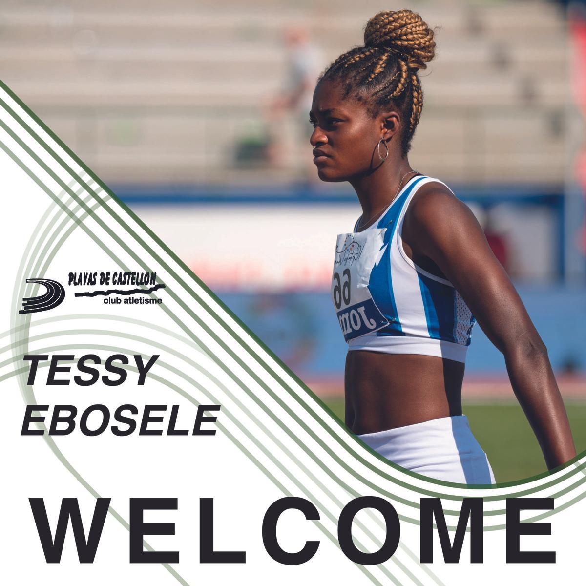 Tessy Ebosele este año ha sido subcampeona del mundo Sub-20 de triple salto, subcampeona de Europa Sub-20 y es una de las atletas con más proyección del atletismo nacional.