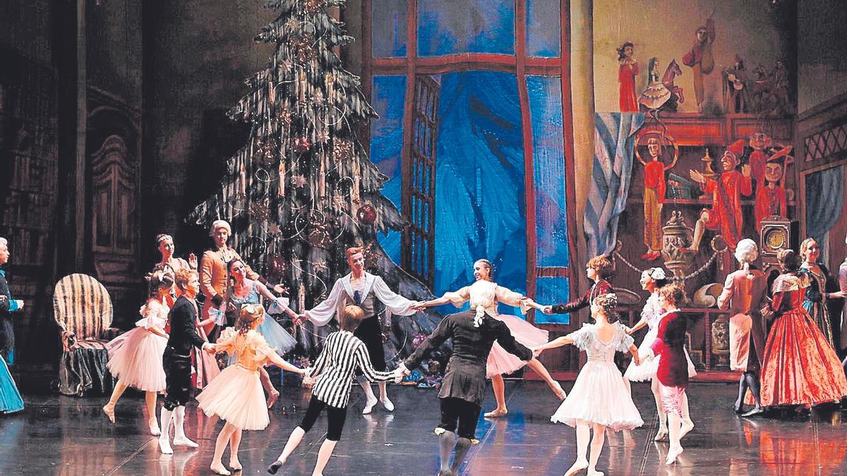 Una imagen de ‘El Cascanueces’, a cargo del Ballet Nacional Ruso.