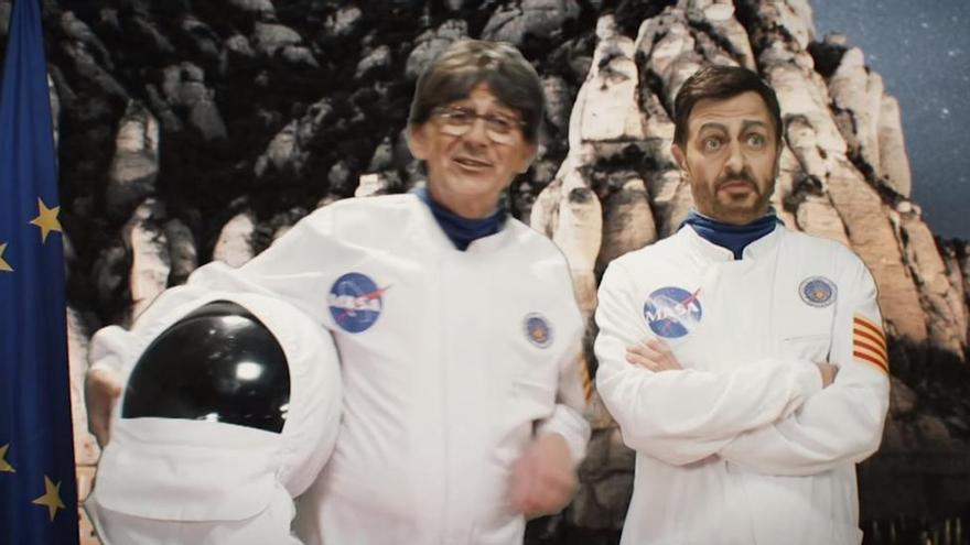 Puigdemont astronauta (‘Polònia’, TV3).