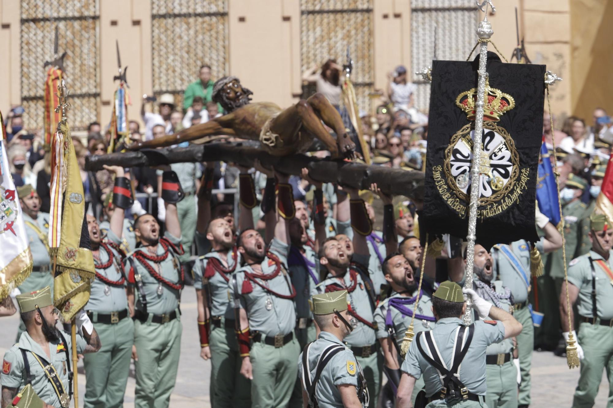 Las imágenes del traslado de la Legión del Cristo de la Buena Muerte de Mena