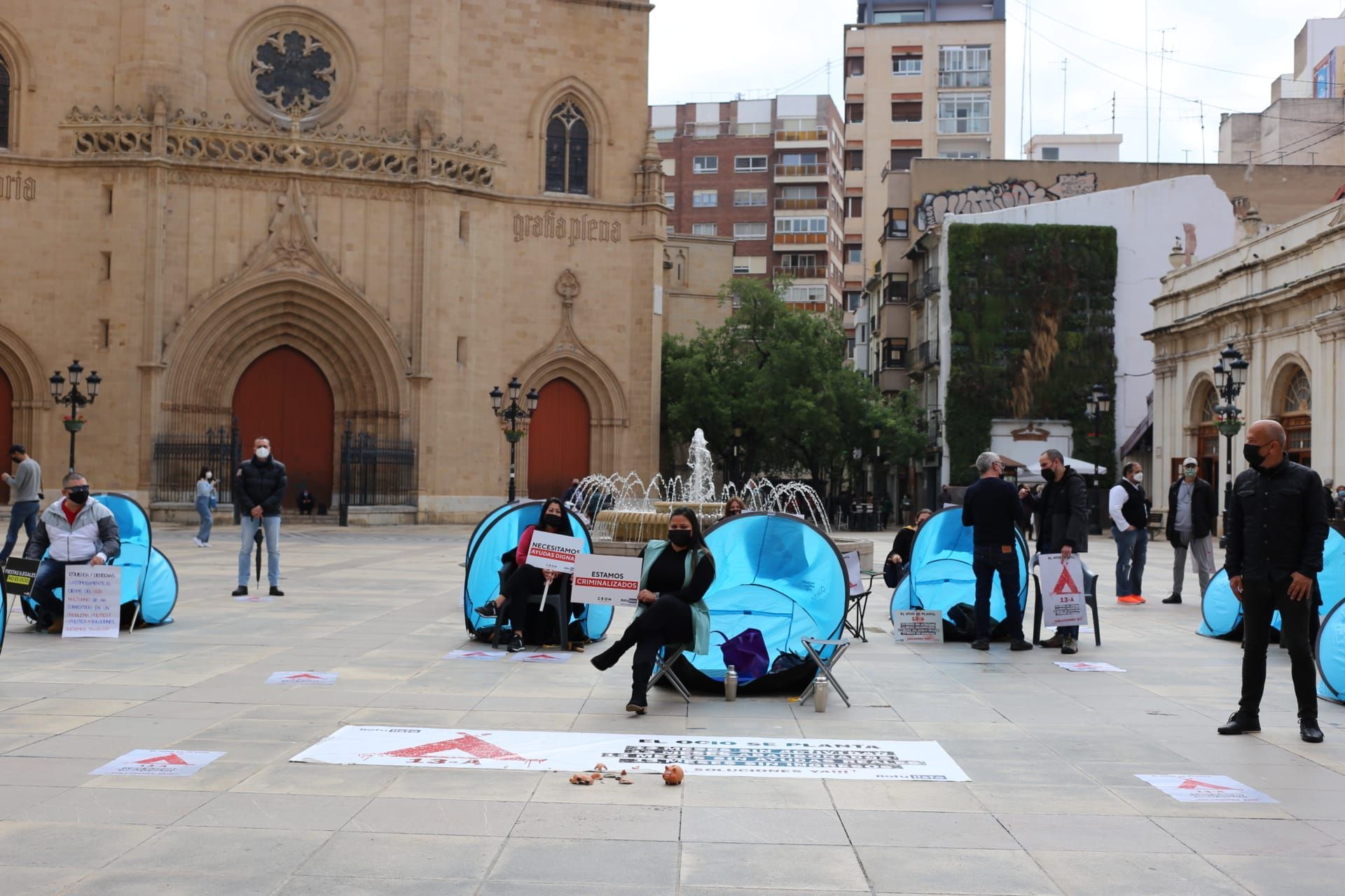 Acampada del ocio de Castelló